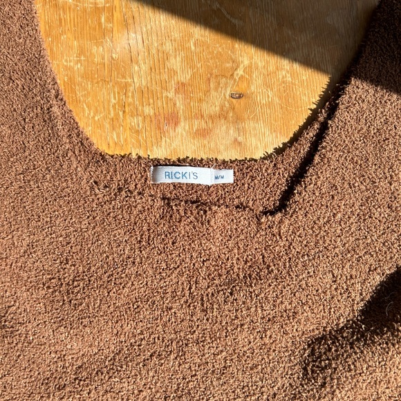 Coffee coloured knit tank - Picture 2 of 2